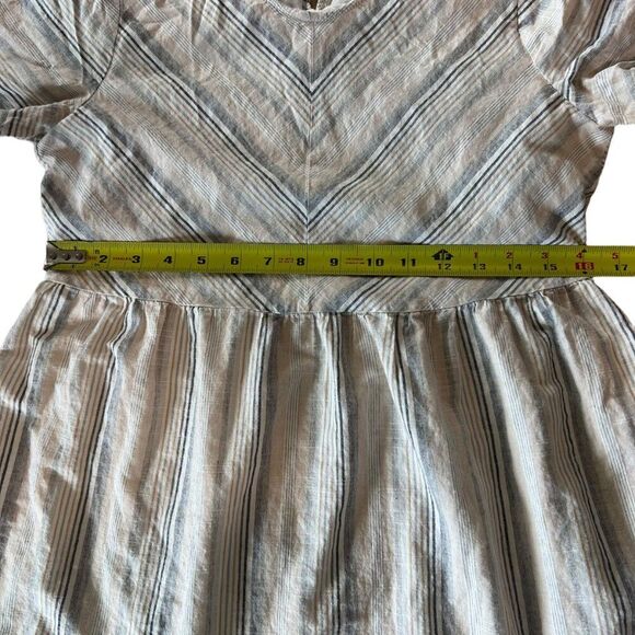 Altar'd State Babydoll Dress Women's Size Small Striped Cream and White - Picture 11 of 11